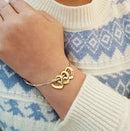 Pulseira Meus Corações Personalizável - Gravação a Laser | 50% OFF - Envio 10 dias após a compra